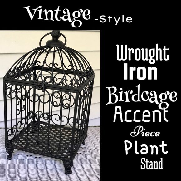 Other - ▪️Vintage Style BIRDCAGE Accent Piece Plant Stand